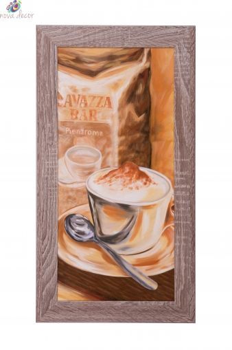 Framed Print - Cappuccino with hazelnut