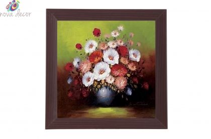 Framed Print - Vase with Flowers