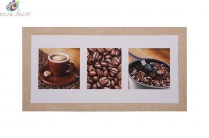 Framed Print - With the aroma of coffee