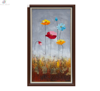 Oil painting - Colorful flowers