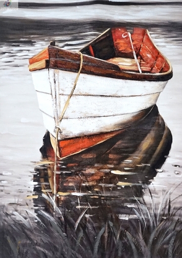 Oil painting Boat