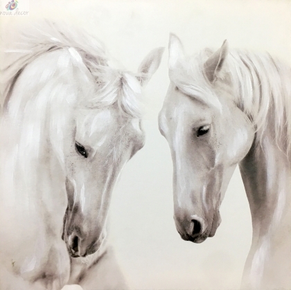 Oil painting Horses