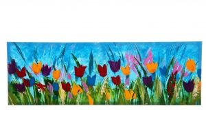 Oil painting - The country of tulips
