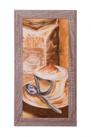 Framed Print - Cappuccino with hazelnut