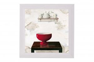 Framed Print - Red bowl