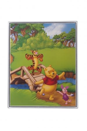 Winnie the Pooh with Mylar Frame