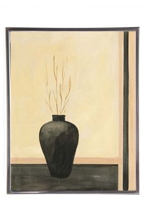 Mylar Framed Print - Vase