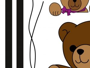 Sticker Teddy Bears