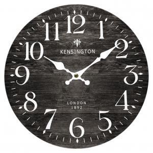 Стенен часовник Кенсингтън с безшумен часовников механизъм