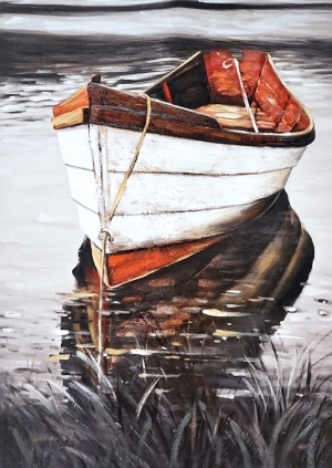 Oil painting Boat