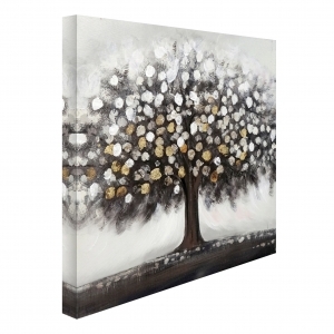 Oil painting Silver tree