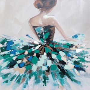 Oil painting Ballerina