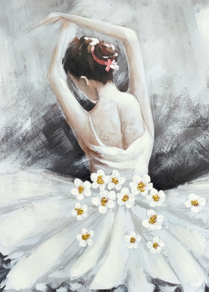 Oil painting Ballet