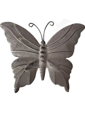Decoration Grey Butterfly