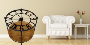 Table with clock