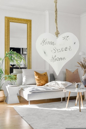 Decorative Hanging Heart Sweet home