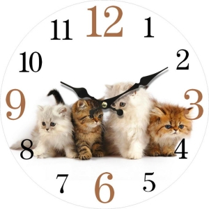 Wall clock Kittens