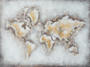 Oil painting Map