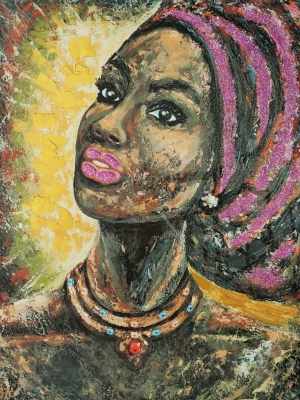 Oil painting Portrait of a woman 2