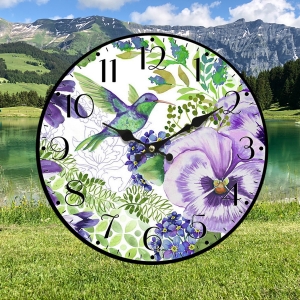 Wall clock Hummingbird