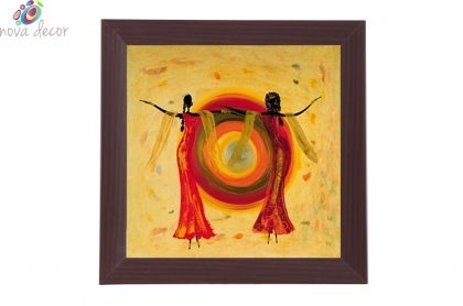 Framed Print - Dancing of the sun