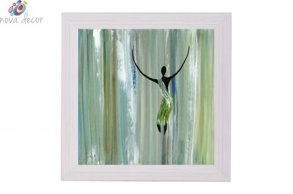 Framed Print - Dancing man