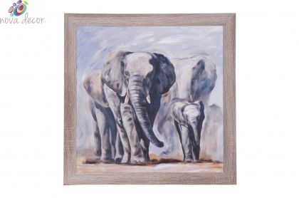 Картина - Стадо слонове
