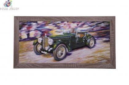 Framed Print - Retro car