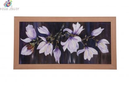 Framed Print - White flowers