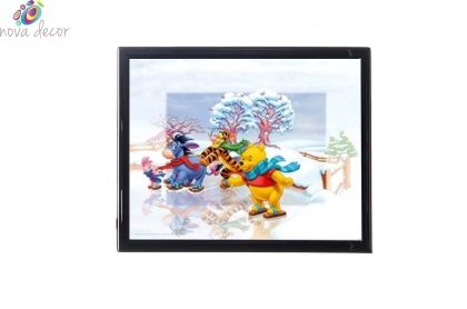 Mylar framed print - Ice skating