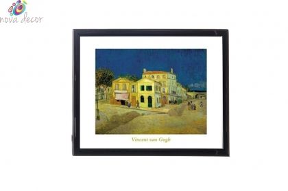 Mylar framed print "The Yellow House"