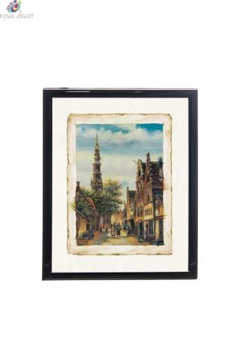 Mylar framed print "City"