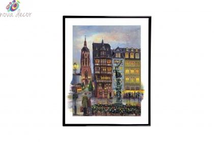 Mylar Framed Print  – City atmosphere