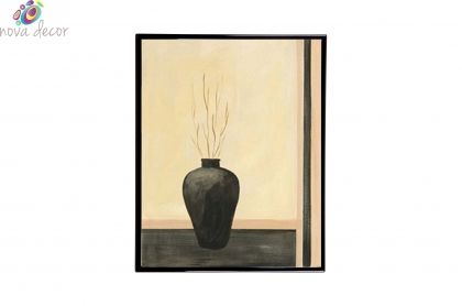 Mylar Framed Print - Vase