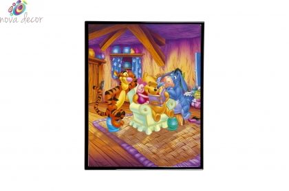 Mylar Framed Print  – Winnie the Pooh read