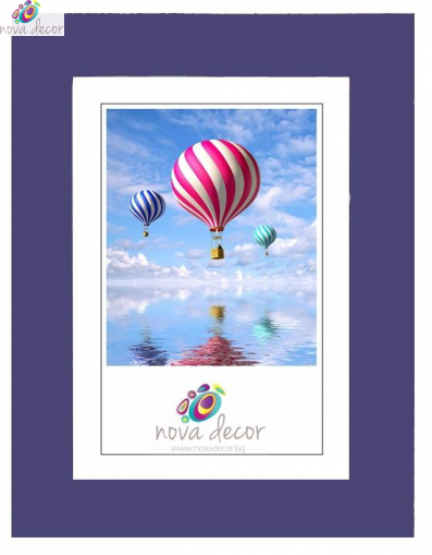 Purple Photo frame 30x40 cm