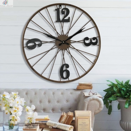 Wall clock metal Noa