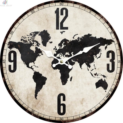 Wall clock Map