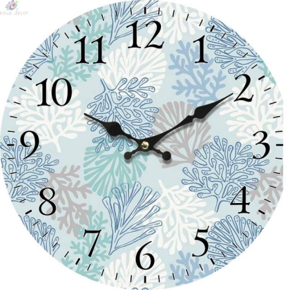 Wall clock Corals