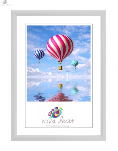 Plastic Frame Silver 30x40 cm