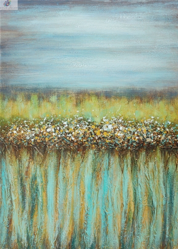 Oil painting Oil painting Abstract field