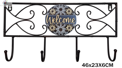 Wall hanger with mirror