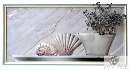 3Д картина от метал - Морска градина