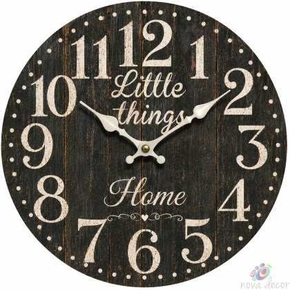 Wall clock lITTLE THINGS with Silent Clock Movement