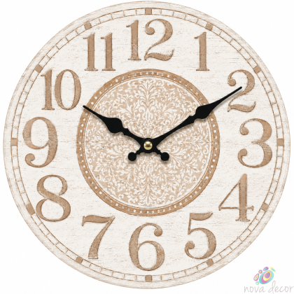 Provence Wall Clock with Silent Clock Movement