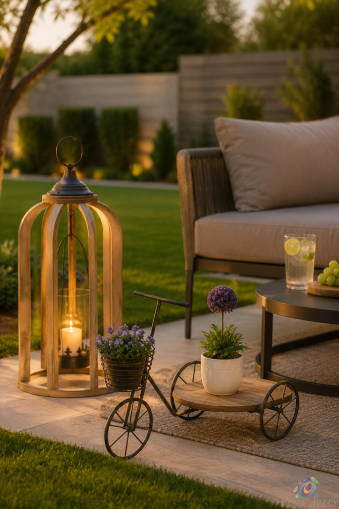 Wooden lantern
