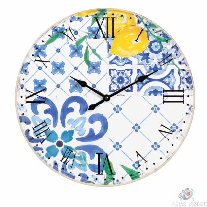 Amalfi Wall Clock with Silent Clock Movement