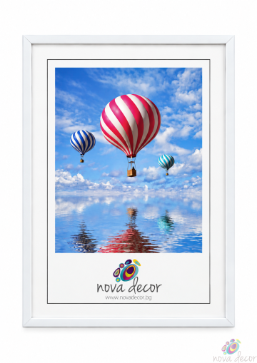 Plastic Frame White 13х18 см
