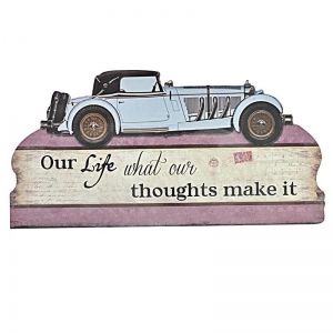 Wooden wall decor Car