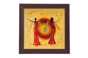 Framed Print - Dancing of the sun